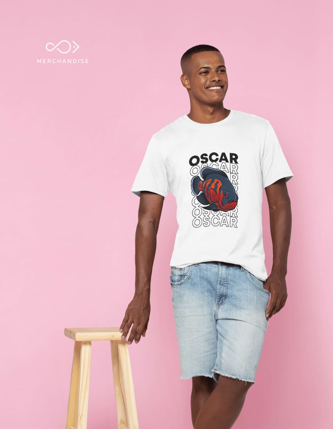 Oscar Aura by Fishelly – Unisex Tapered Fit Tee