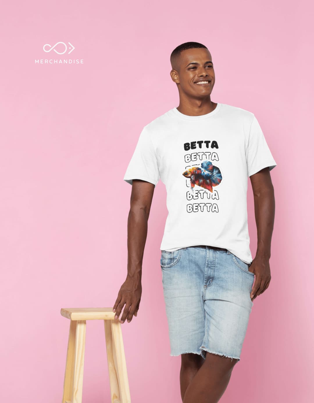 Betta Bravery by Fishelly – Unisex Tapered Fit Tee